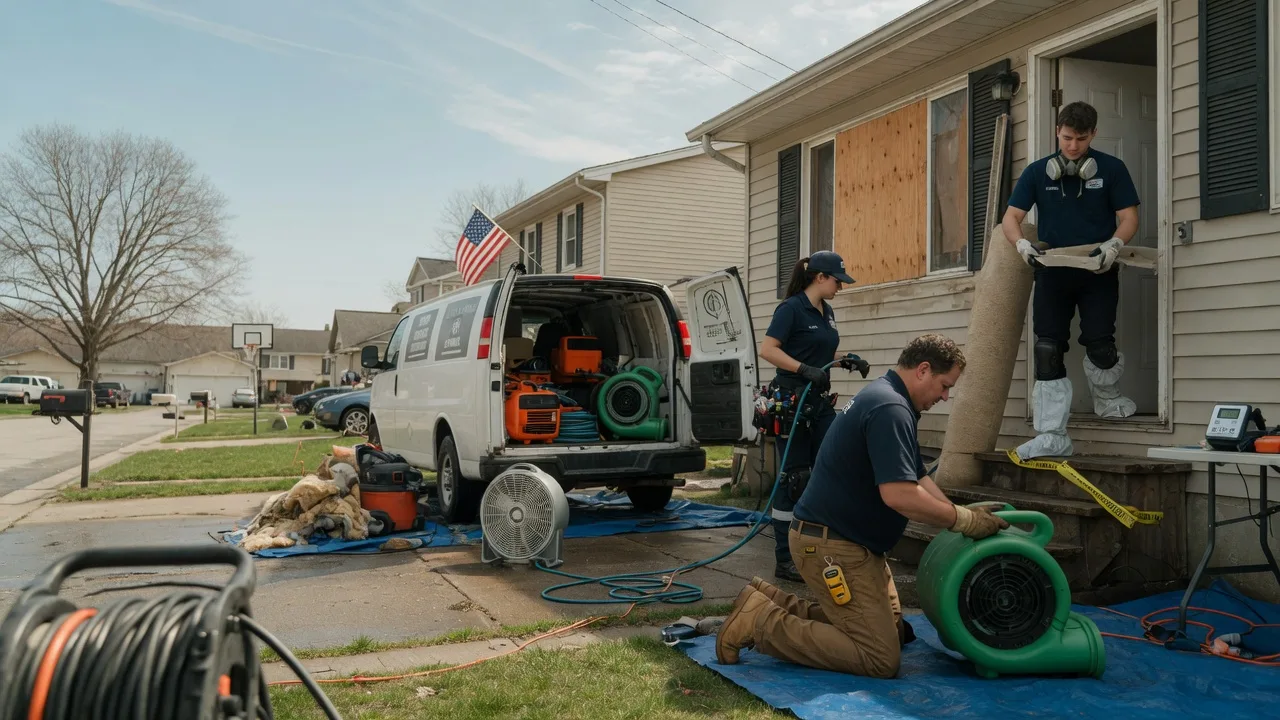 Water Damage Restoration in Shady Point, OK near me